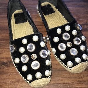Tory Burch pearl espadrilles